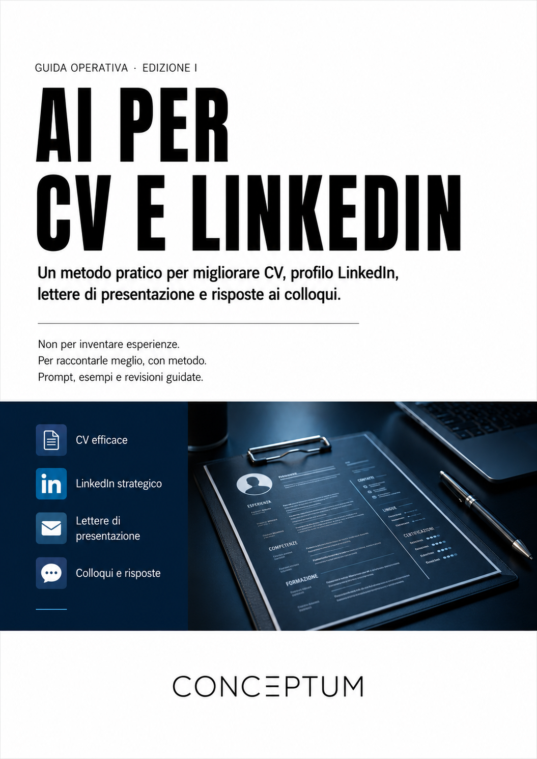 AI per CV e LinkedIn · copertina